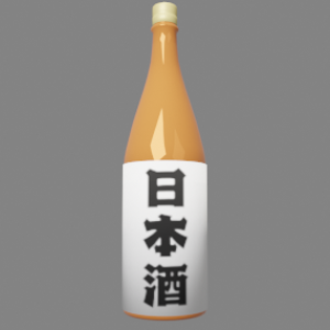 日本酒　茶色ビン