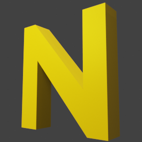 アルファベット「N」